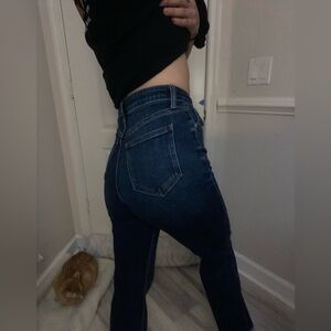 Just USA “Helen high rise slim/straight” Blue Jeans